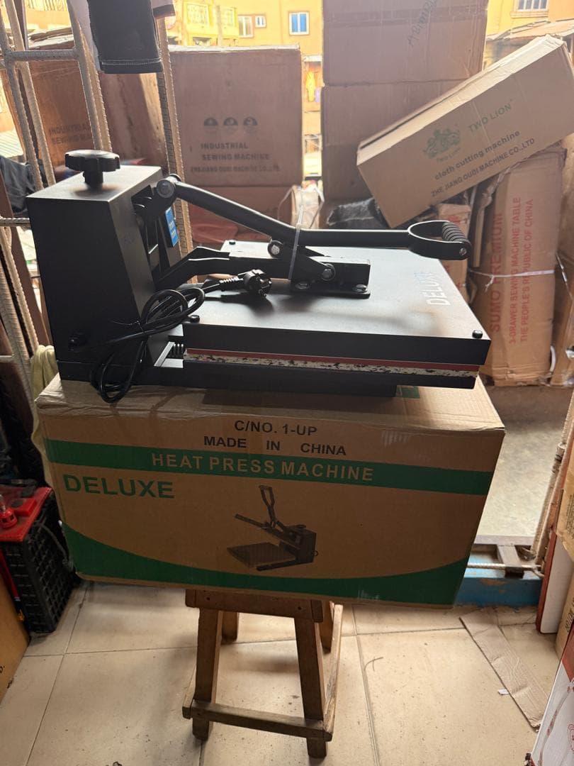 Heat press/stoning machine 
