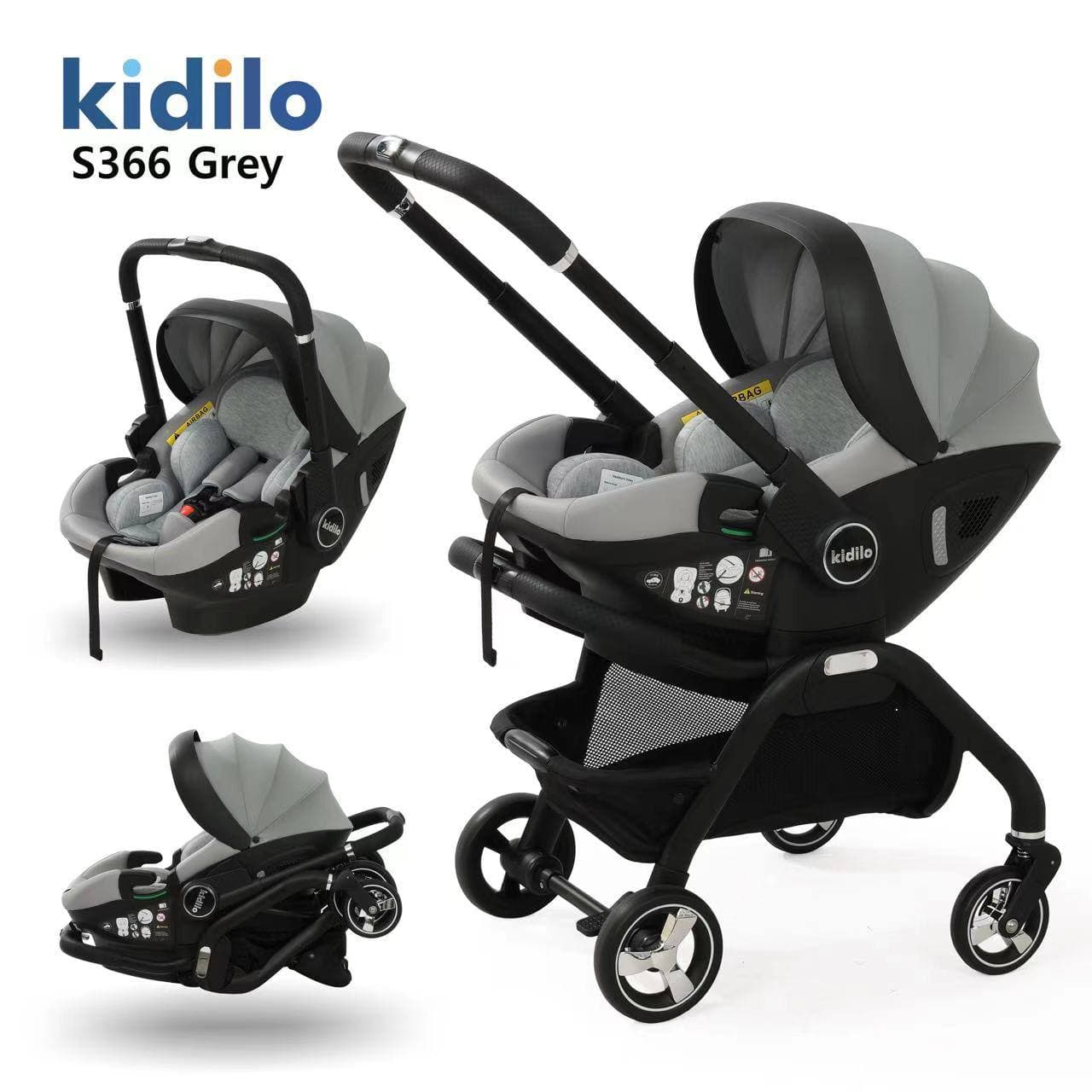 Kidilo car seat and stroller 
