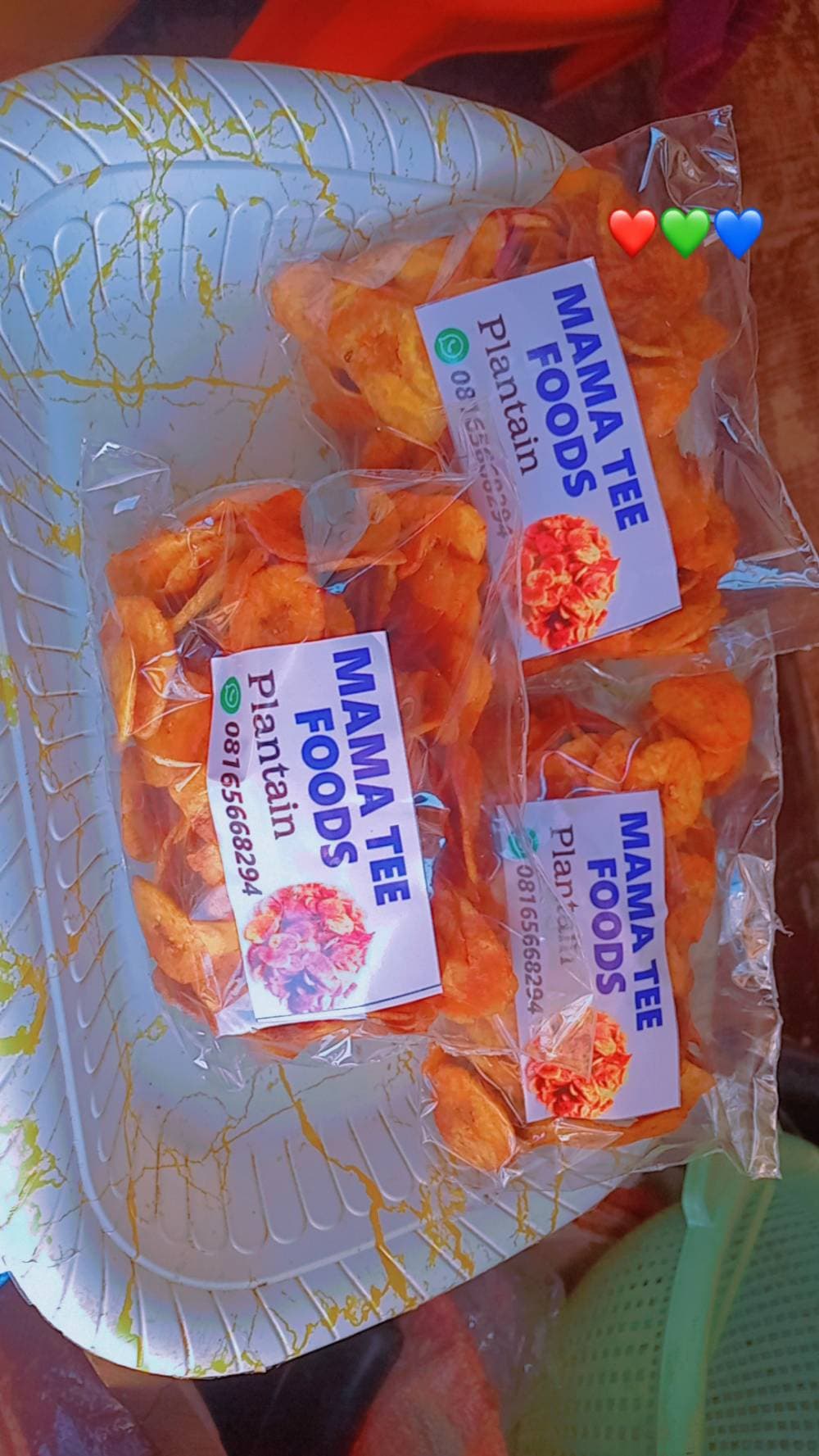 Plantain chips 