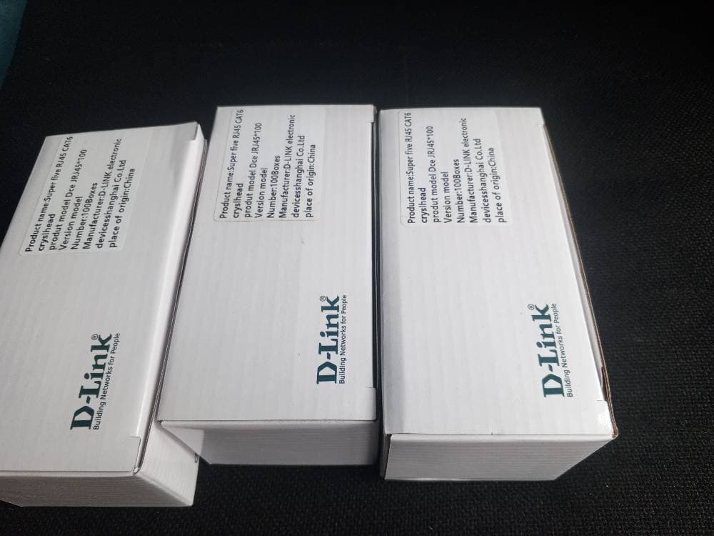 D-link cat6 connectors pack of 100