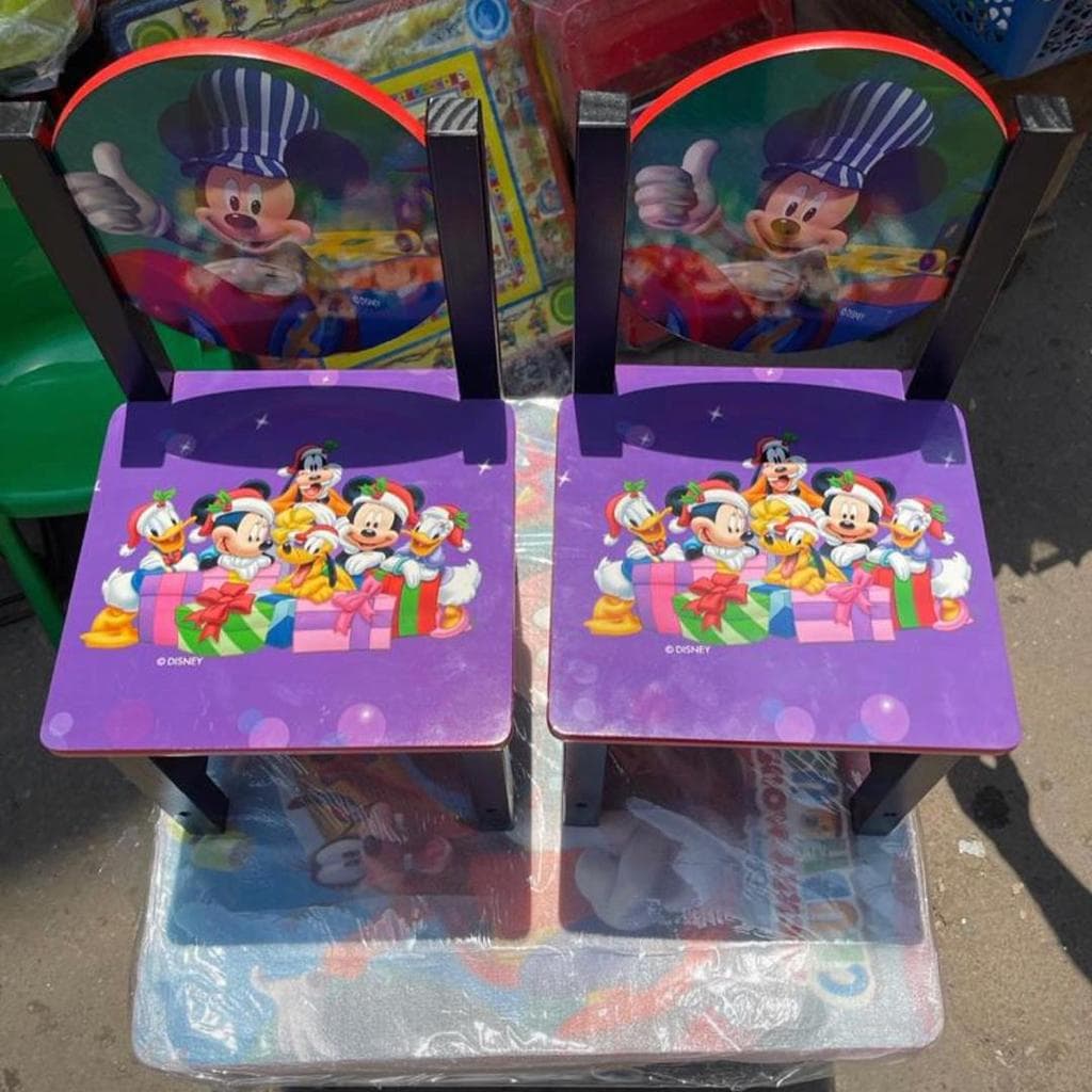 Children's table set and stickers