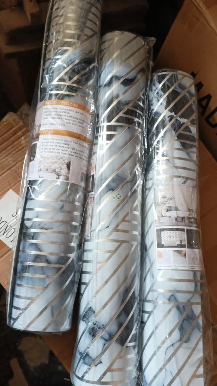 Self adhesive marble waterproof wall paper.