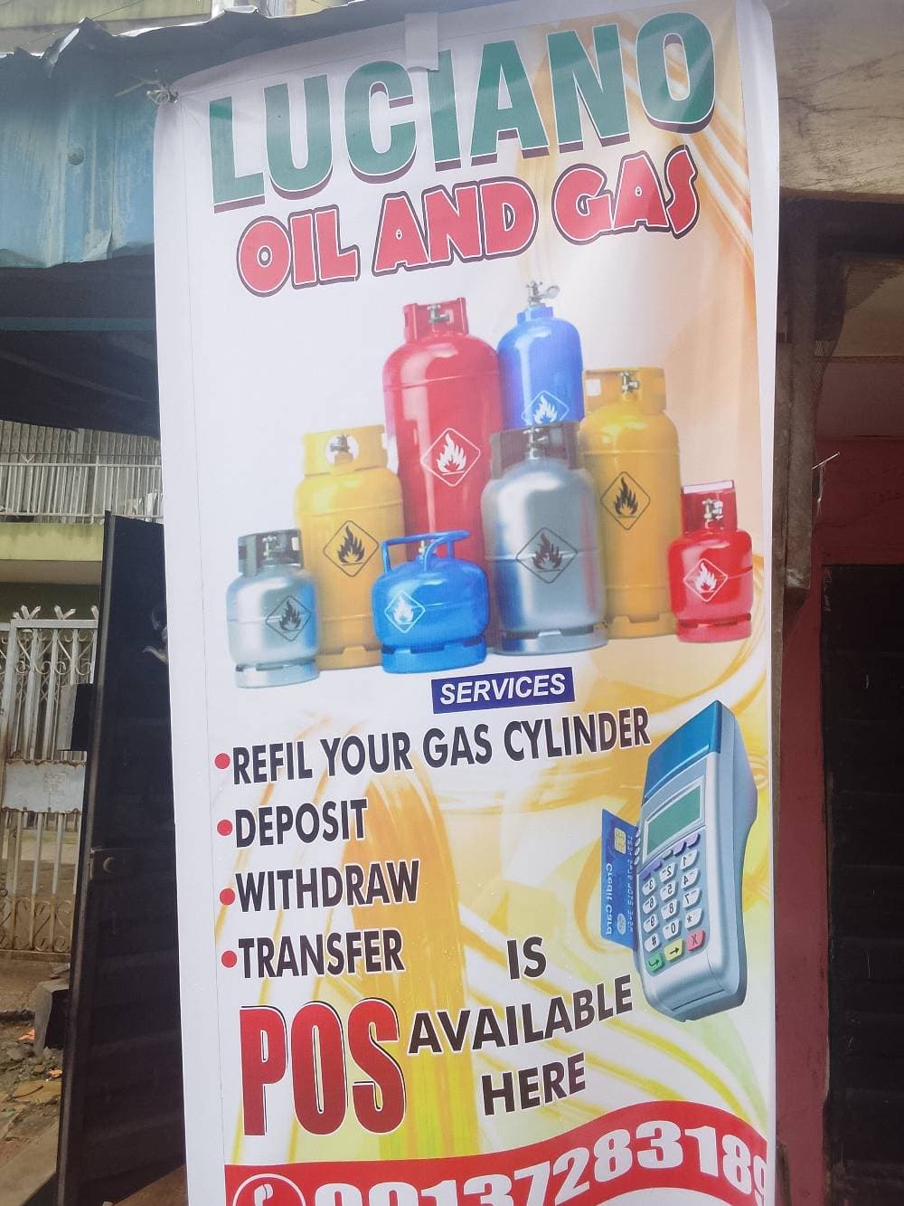 Refiling of cooking gas 