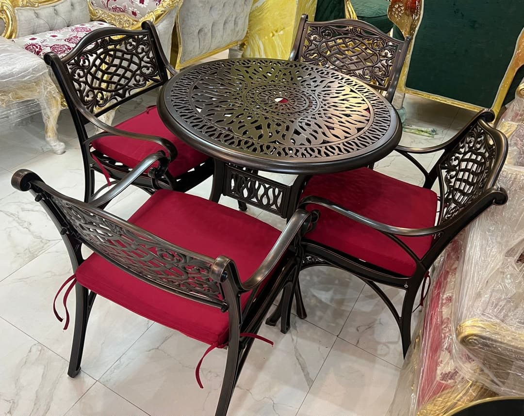 Restaurant chairs and table