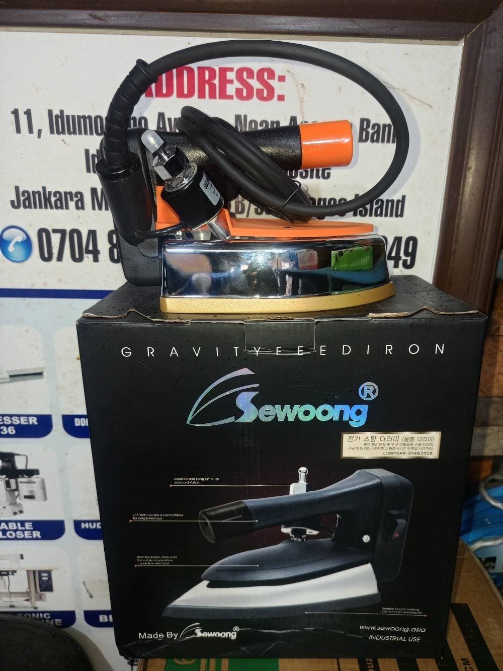 Sewoog gravity steam iron