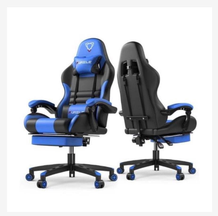 Game chair blue and black , photo 1 of 1