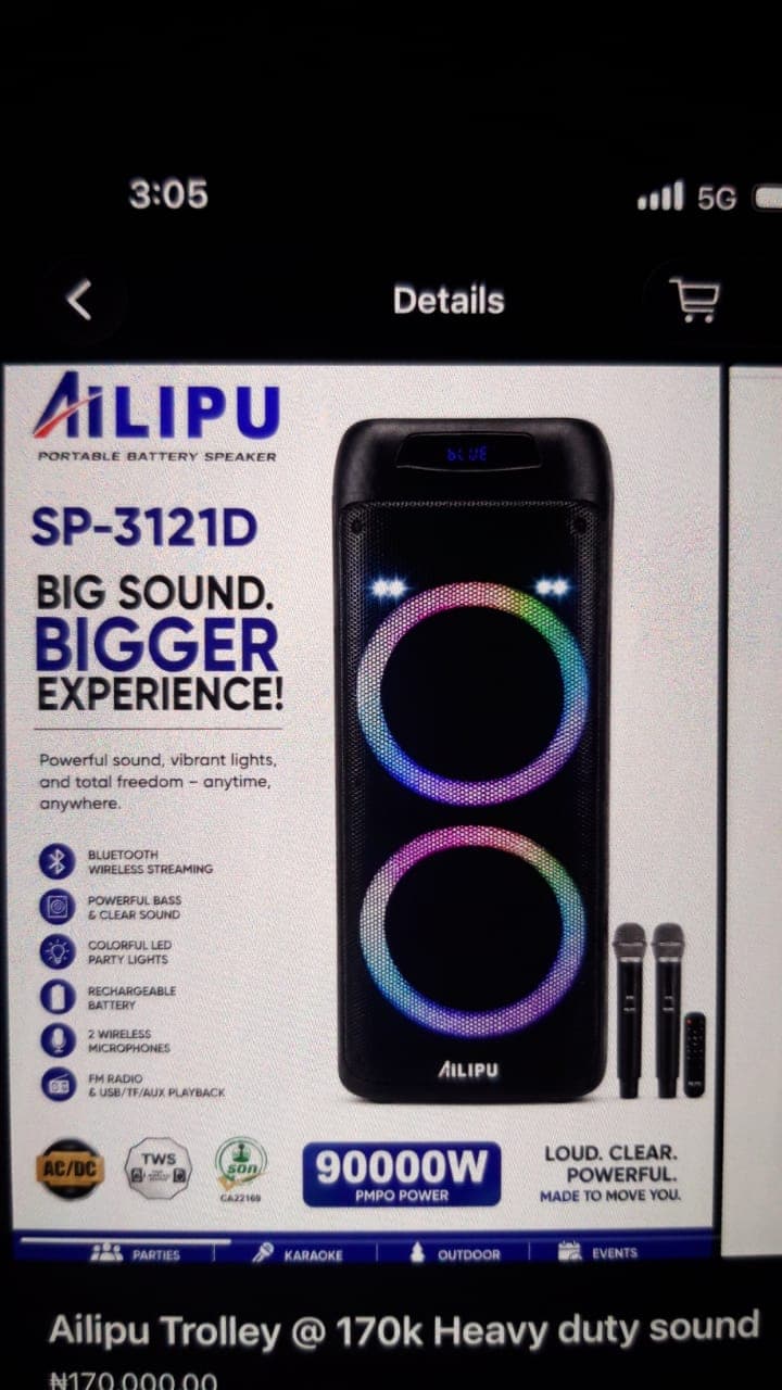 Ailipu home theater system and LG smart tv 