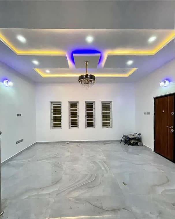 POP ceiling, wall sketching/frame, TV shelf & wall screeding...