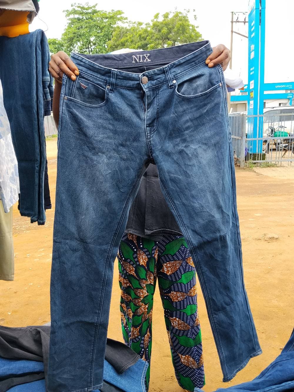 Men jeans and office shirt 