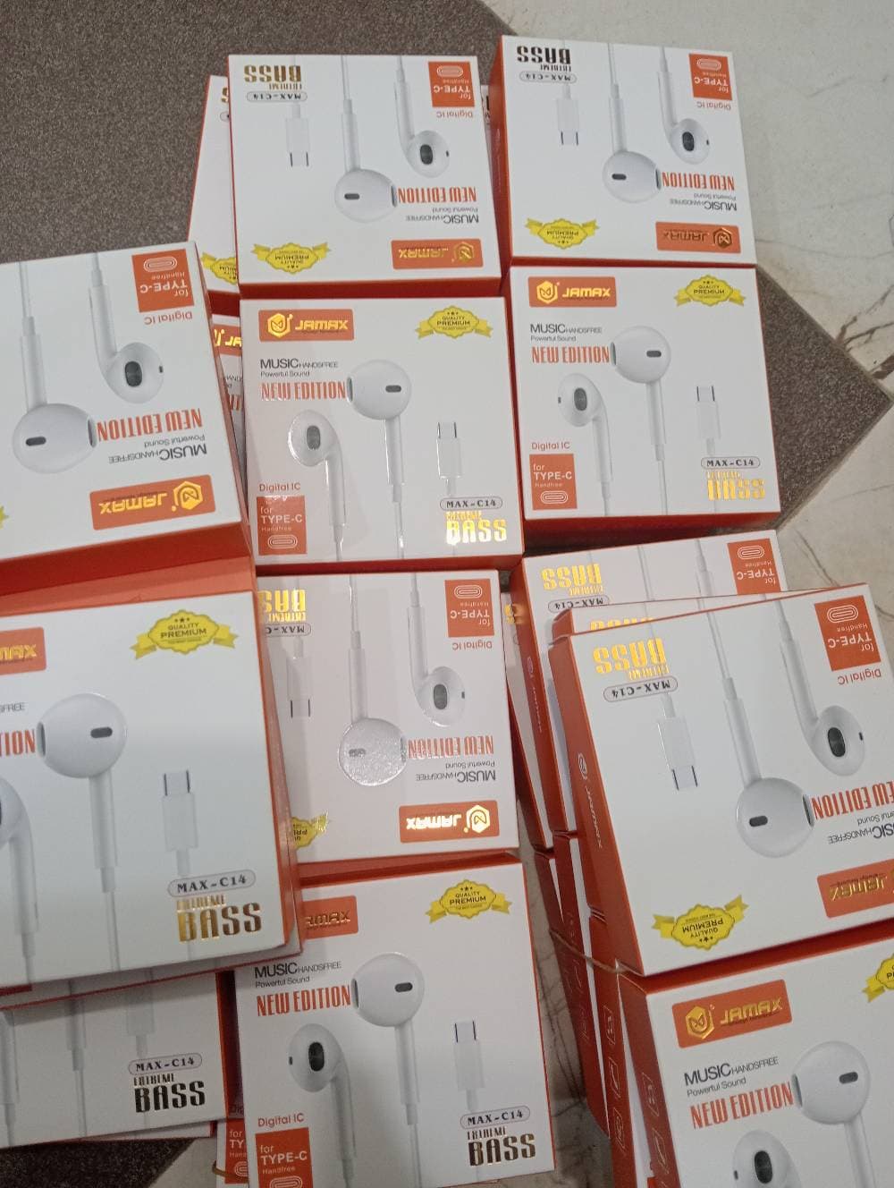 Jamax Type C earpiece,handsfree.