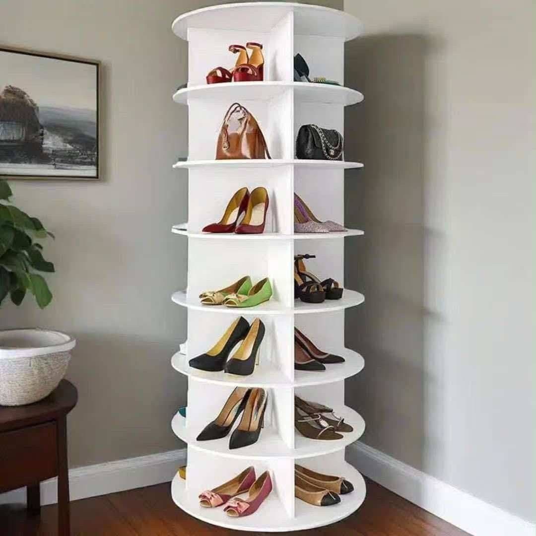7 layer rotating rack