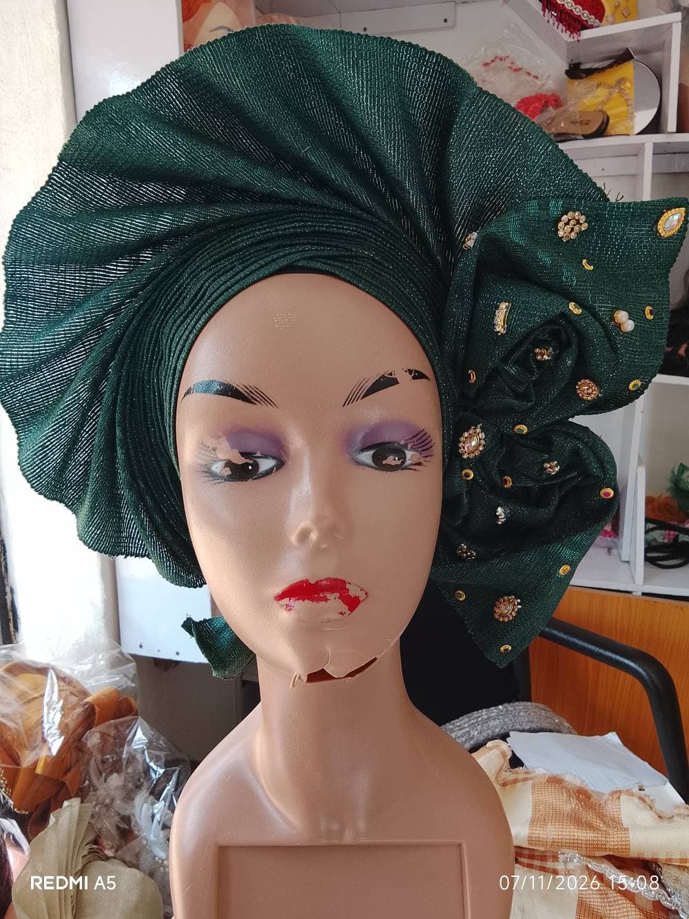 Fasinator, Auto Gele, cultural attire and wedding accessories 