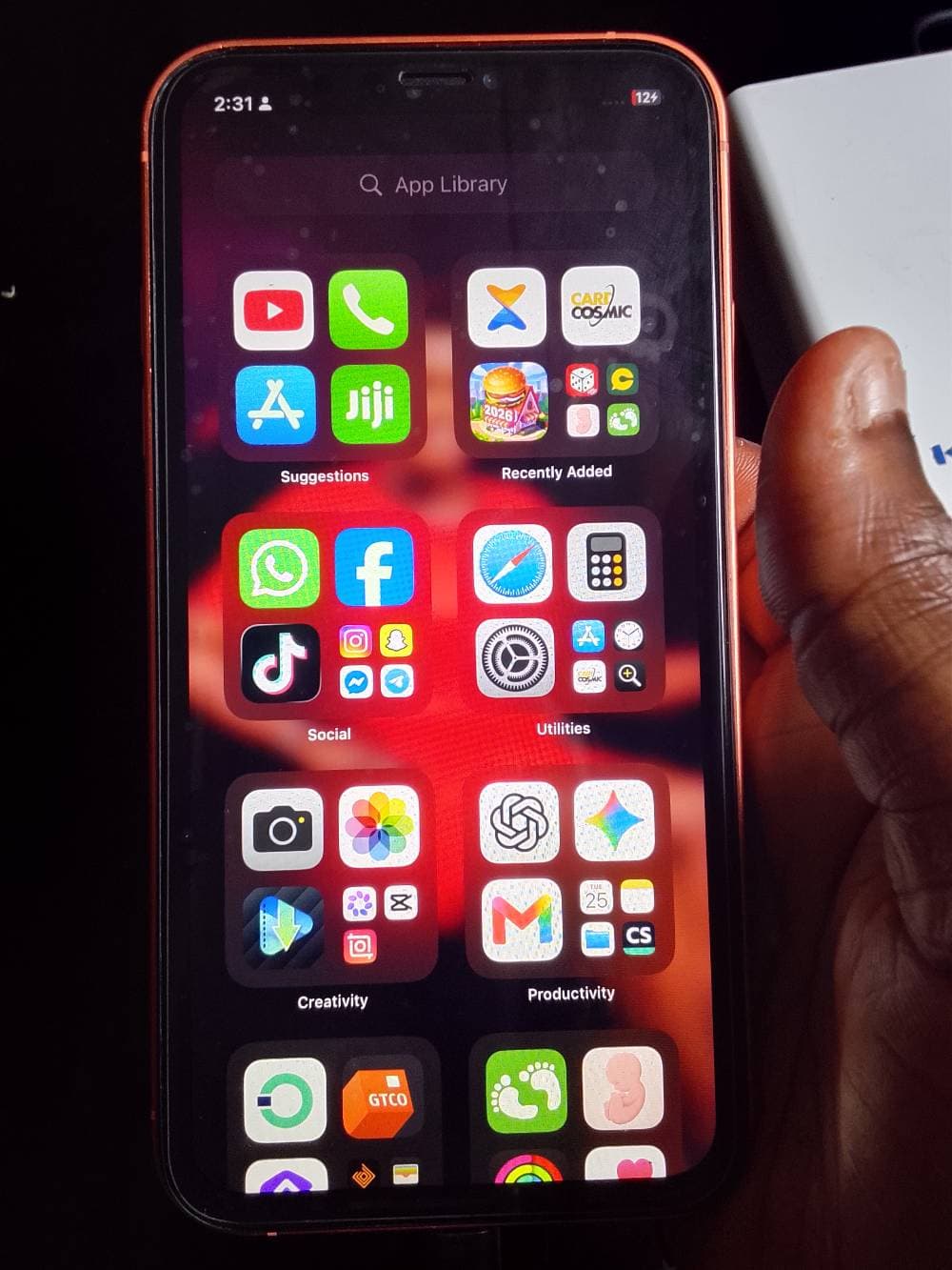 iPhone XR in iPhone 17 pro casing