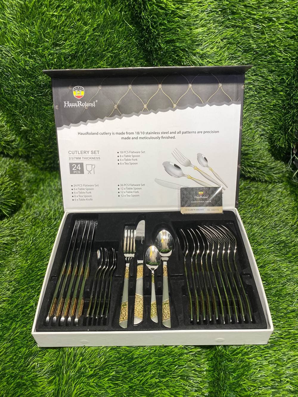 Haus roland 24pcs cutlery set 