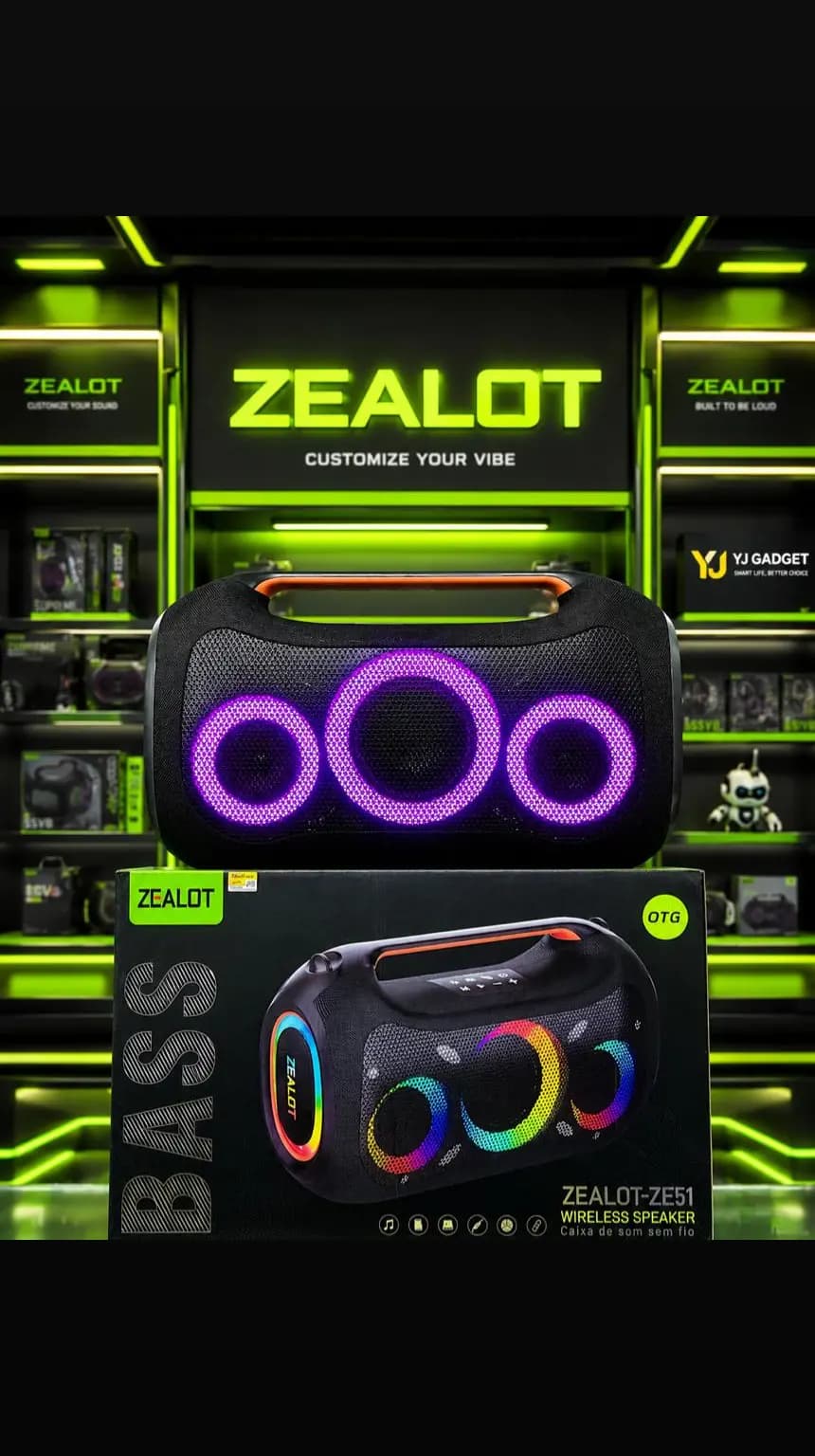 Zealot speakers/ head set  original 