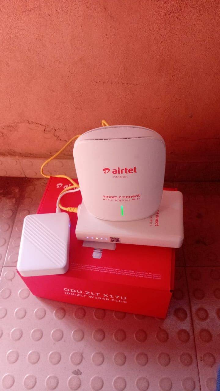 Airtel 5G Unlimited outdoor unit router
