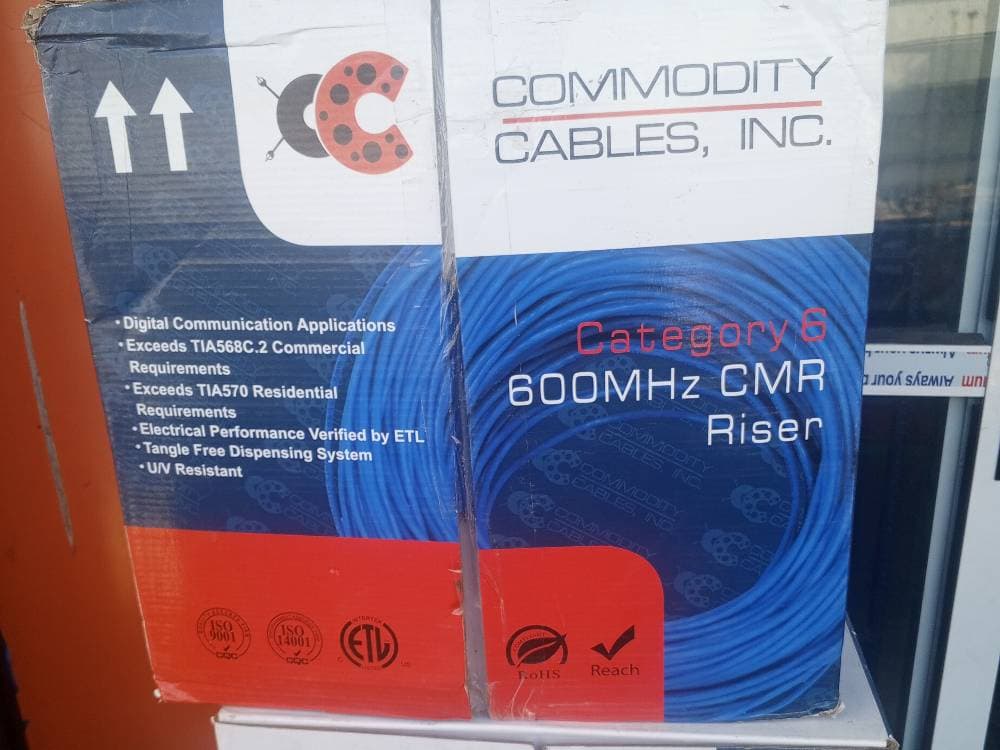 Commodity cat6 indoor cable UTP