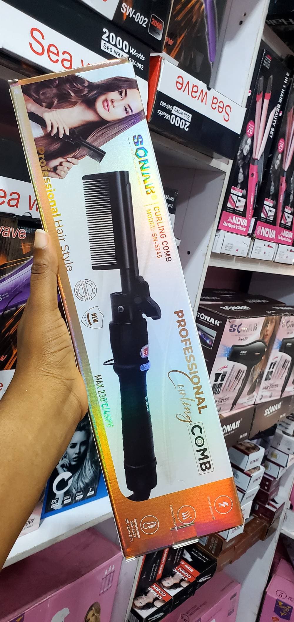 Hair hot comb